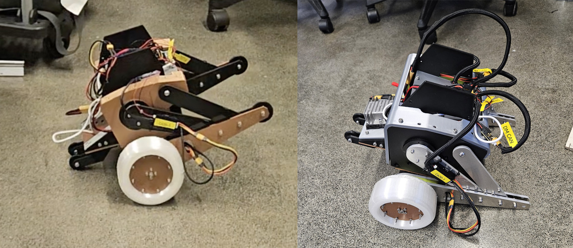Custom Wheeled-Biped Robot
